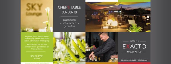 Chefs Table - Freitag, 18.10.2024